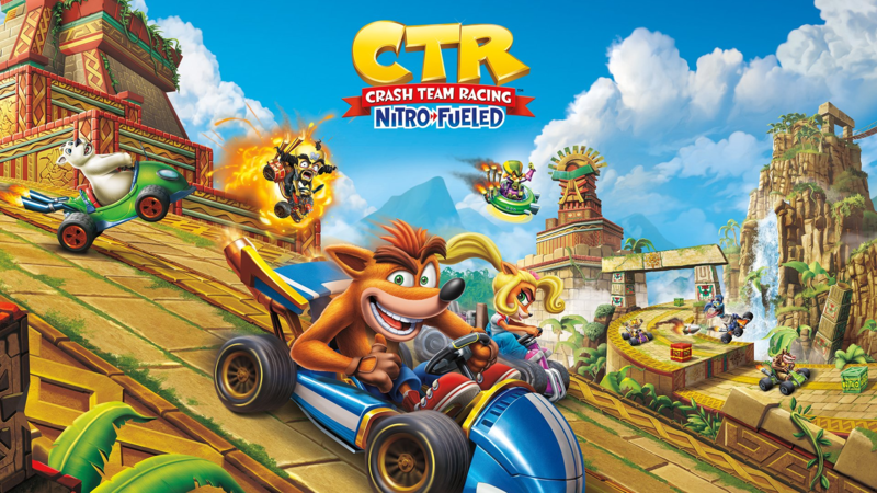 Crash bandicoot tag team racing